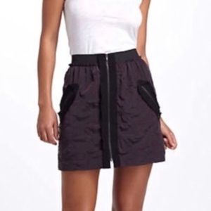 Anthropologie Leifnotes quilted mini skirt